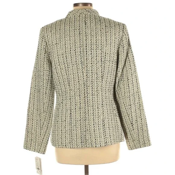 NWT Doncaster Tweed Silk Blend Blazer sz 10 - Picture 12 of 12